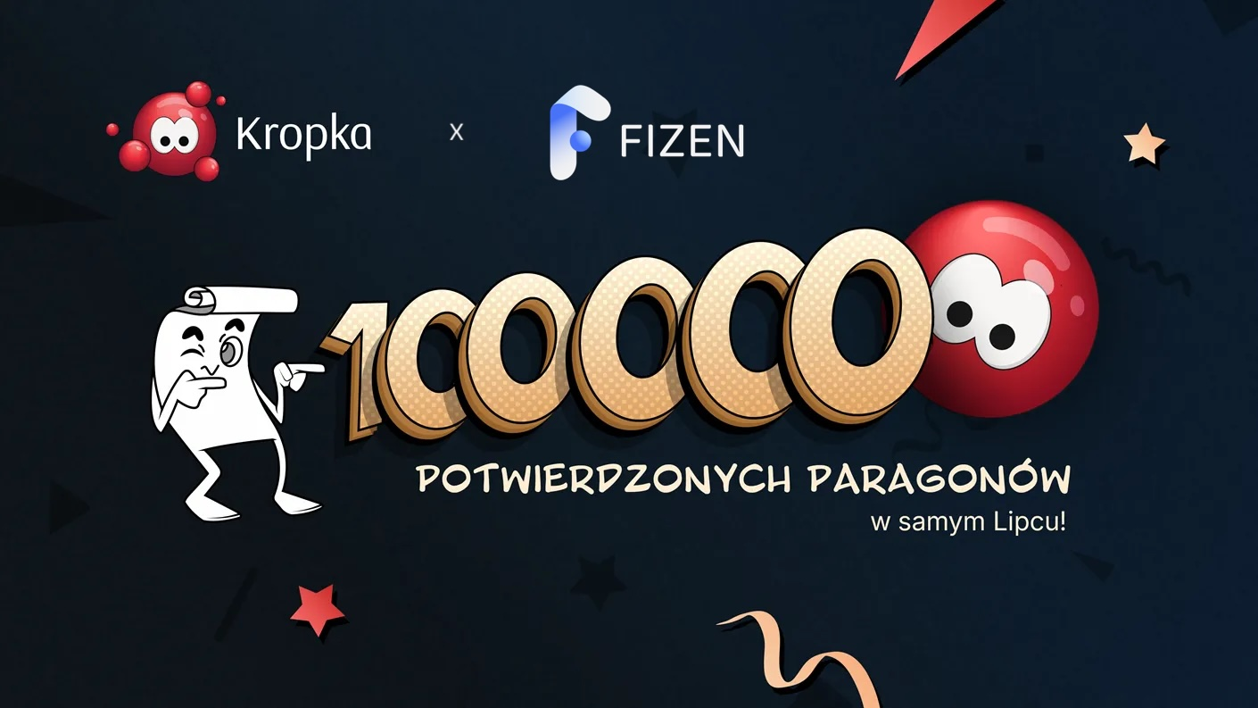 Fizen in PKO's Kropka lottery: open banking verifying 100,000 receipts a month